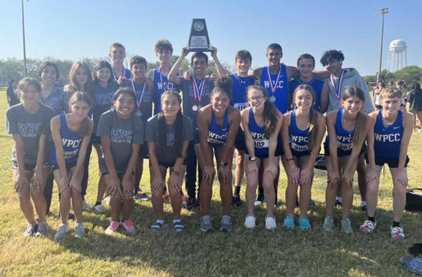 Wills Point runners squared off against teams from Caddo Mills, Farmersville, Kaufman, Nevada Community, Quinlan Ford and Sunnyvale at the District 14-4A Meet Oct. 10. Courtesy photo