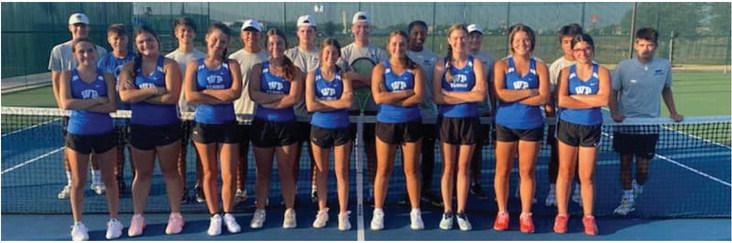 The Tigers start the 2023 year off with an 11-8 win over Rockwall High. Photo courtesy of Wills Point Tiger Tennis